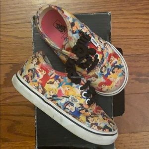 Disney Princess Authentic Vans (toddler size 7.5)